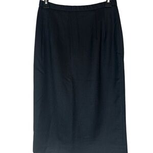 Pendleton Black Pencil Midi Skirt for Work size 8